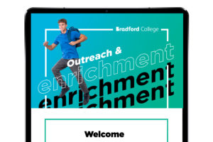 Bradford College email header