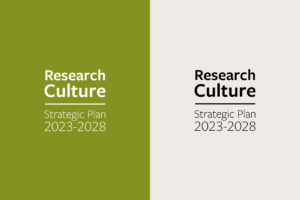 University of Leeds Research Culture infographic stacked logo